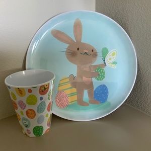SPRITZ Melamine Bunny Plate and cup!